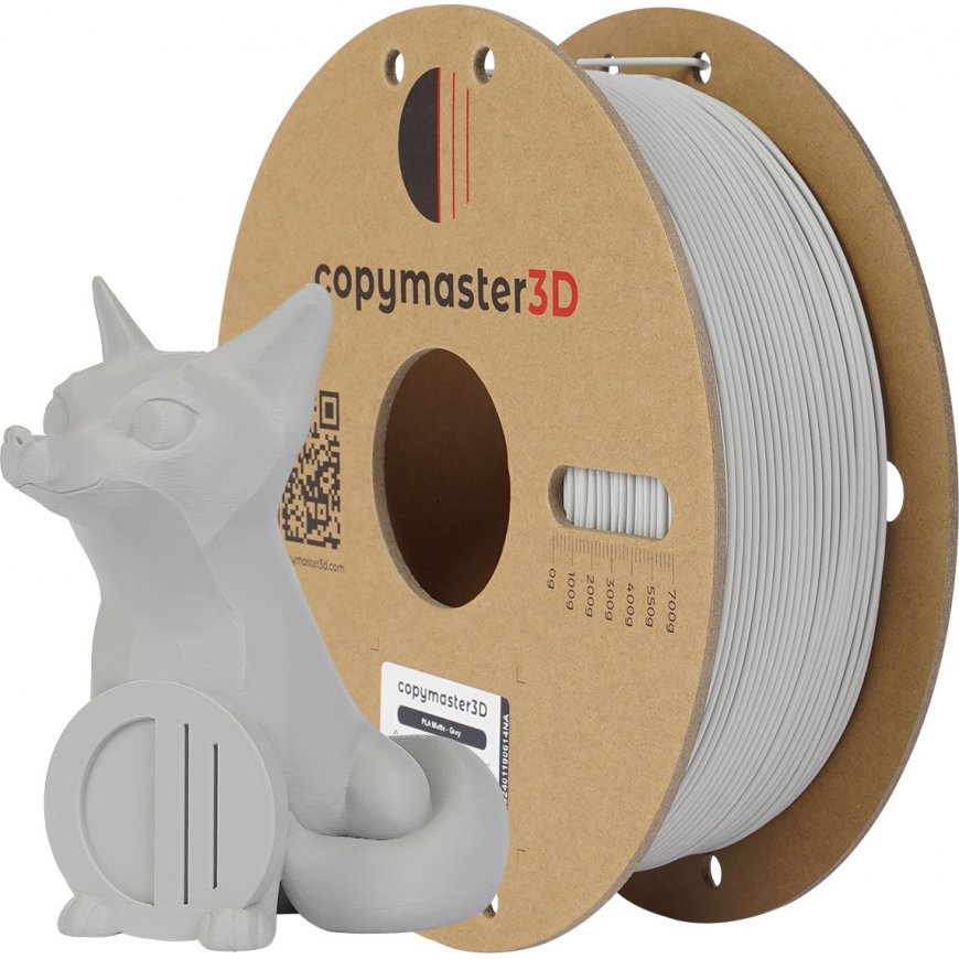 Copymaster3D PLA MATTE -filamentti 3D -tulostimeen, 1.75 mm, mattaharmaa