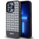 DKNY PU Leather Repeat Pattern Bottom Stripe MagSafe Case for iP DKNY PU Leather Repeat Pattern Bottom Stripe MagSafe Case for iP