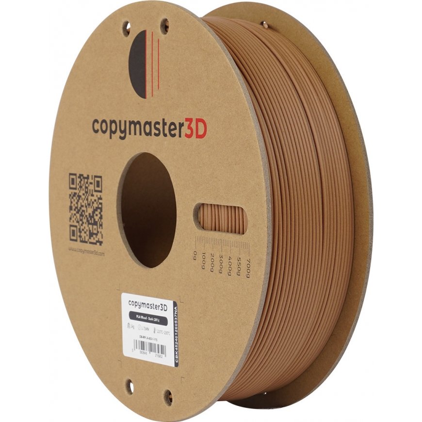 Copymaster3D PLA Wood -filamentti 3D -tulostimeen, 1.75 mm, tummapuu – 3