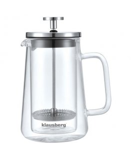 Piston coffee/tea brewer, glass, 0.35L Klausberg.
