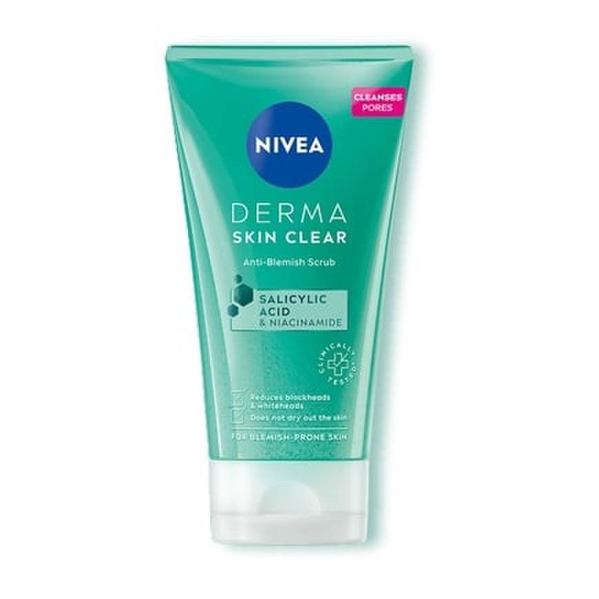 Nivea Derma Skin Clear Wash Gel Cleansing Gel moterims, 150 ml