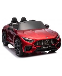 Lean Cars Mercedes AMG SL63 akumuliatorinis automobilis, dažytas raudonai