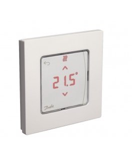 Heating control system Danfoss Icon2, wired thermostat 24V, with screen, recessed