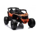 Lean Cars Baterija maitinamas Buggy Can-am DK-CA003 Oranžinis