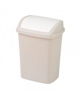 Waste bucket Dominik 10L 20x25x36cm beige