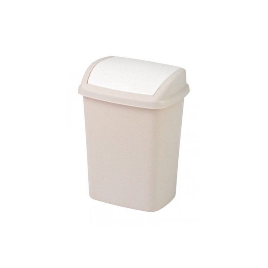 Waste bucket Dominik 10L 20x25x36cm beige