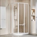 Semicircular shower cabin Ravak Supernova, SKCP4-90 195, white + Transparent glass Semicircular shower cabin Ravak Supernova, SKCP4-90 195, white + Transparent glass
