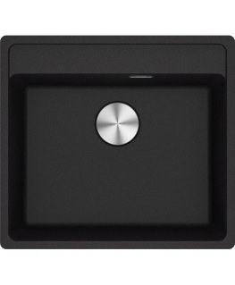 Granite sink Franke Maris, MRG 610-52 A, Onyx, eccentric valve