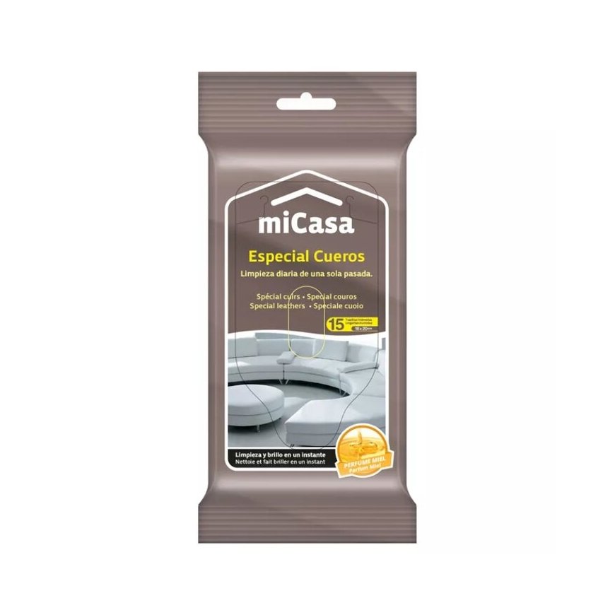 Wet wipes for leather surfaces 15gb