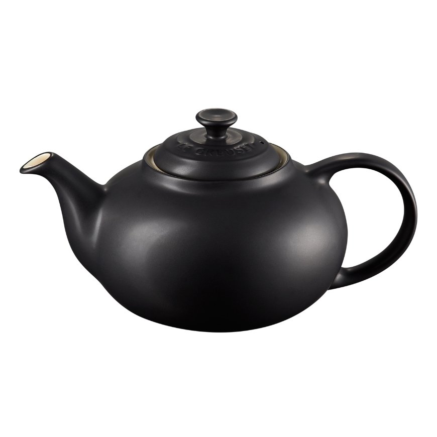 Teapot stoneware 1,3L black