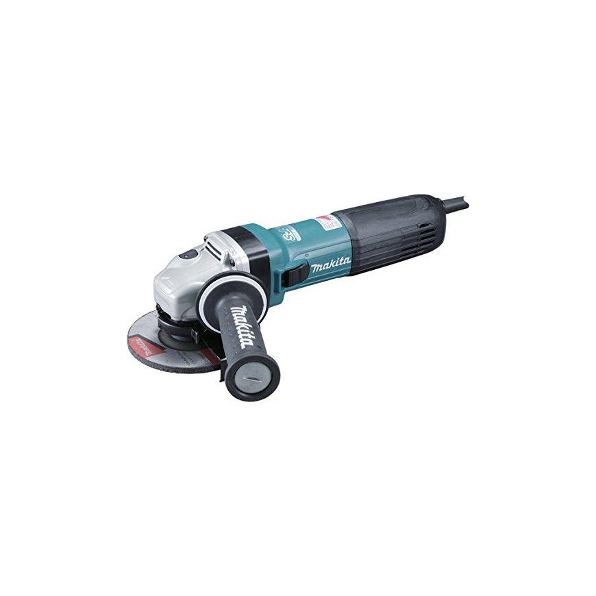 Makita GA5041CT01 Angle grinder, 1400 W, 125 mm, SJS², 2800-11000 min-1, anti-vibration side handle – 2