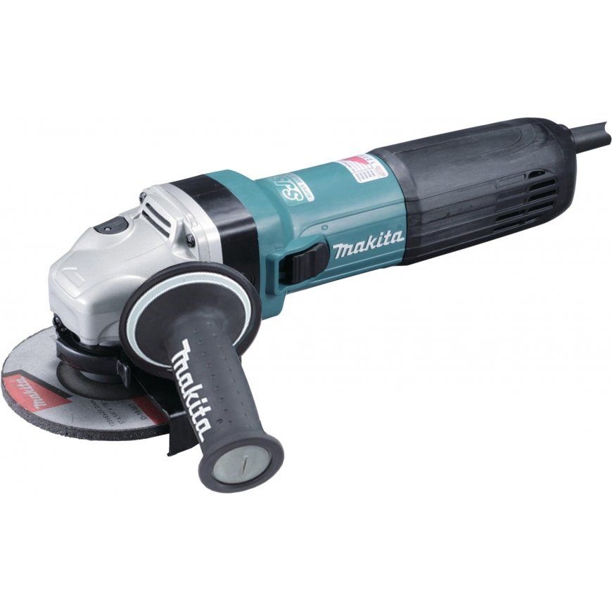 Makita GA5041CT01 Angle grinder, 1400 W, 125 mm, SJS², 2800-11000 min-1, anti-vibration side handle – 3