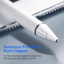 "Rechargeable Superfine Stylus Pen with High sensivity 1.4mm Bla
