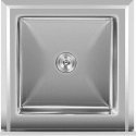 Royal Catering Single bowl sink with shelf and rim, 70 x 70 x 95 cm Royal Catering Single bowl sink with shelf and rim, 70 x 70 x 95 cm