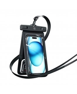 USAMS Etui wodoodporne podwójne 6.7" IP68 czarny|black FSD1401 (