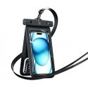 USAMS Etui wodoodporne podwójne 6.7" IP68 czarny|black FSD1401 ( USAMS Etui wodoodporne podwójne 6.7" IP68 czarny|black FSD1401 (