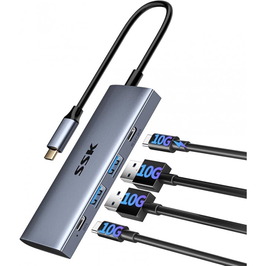 HUB Tech-Protect V2 4in1 USB-C - USB-A 3.0 | USB-A 2.0 | USB-C |