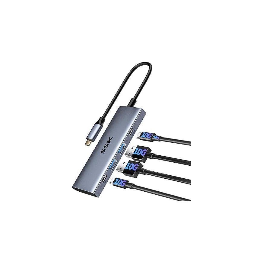 HUB Tech-Protect V2 4in1 USB-C - USB-A 3.0 | USB-A 2.0 | USB-C | – 2