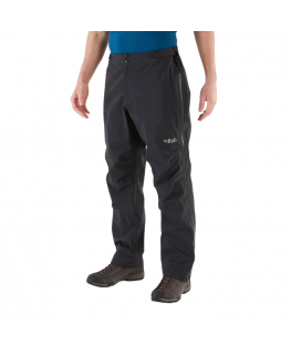Male Rab Kangri Pants GTX Black Regular Leg - L/34