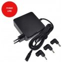Extra Digital Nešiojamo kompiuterio įkroviklis ASUS 90W: 15-20V, 6A, su 3 adapteriais Extra Digital Nešiojamo kompiuterio įkroviklis ASUS 90W: 15-20V, 6A, su 3 adapteriais