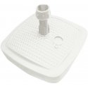 Podstawa do parasola Rattan white 39 x 39 cm 12 l PATIO Podstawa do parasola Rattan white 39 x 39 cm 12 l PATIO