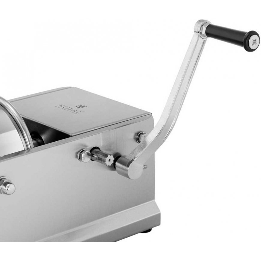Meat Grinder Royal Catering Filler, manual sausage maker, horizontal, 3 l + 4 funnels – 4