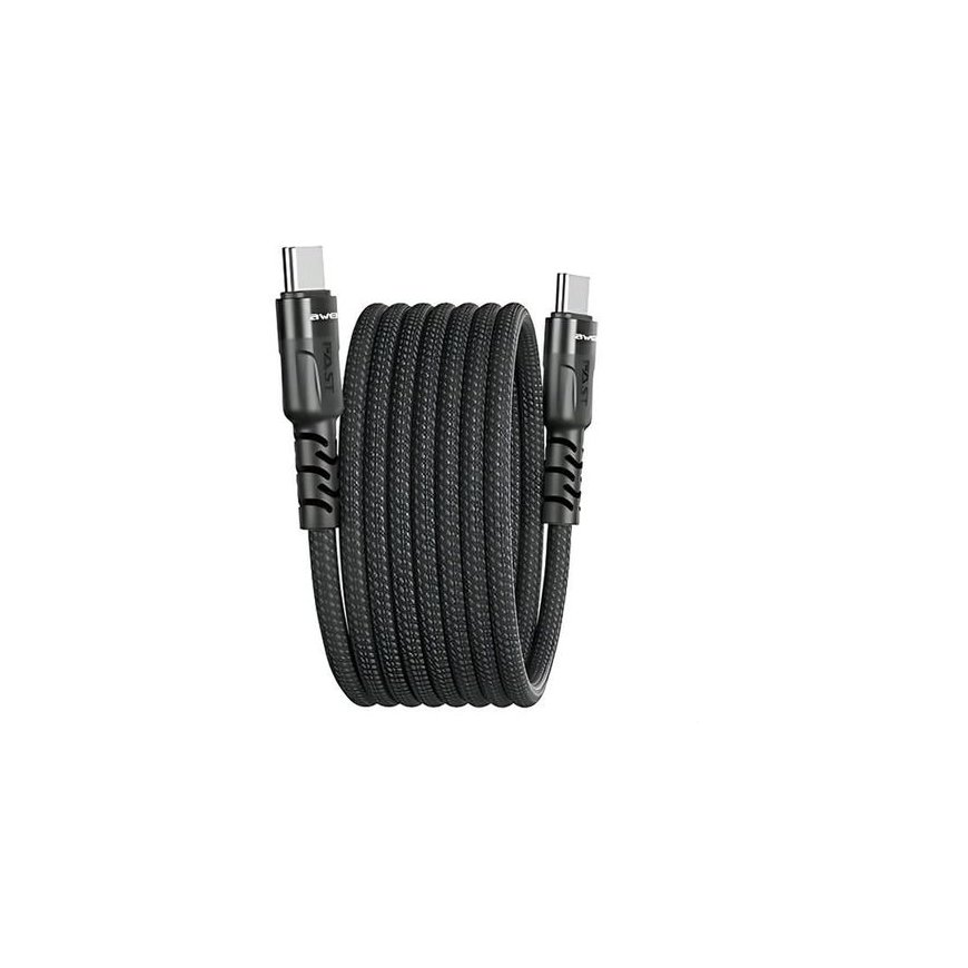 AWEI kabel CL-166T USB-C na USB-C magnetyczny czarny|black