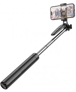 HOCO selfie stick with bluetooth remote control Soul K19 juodas