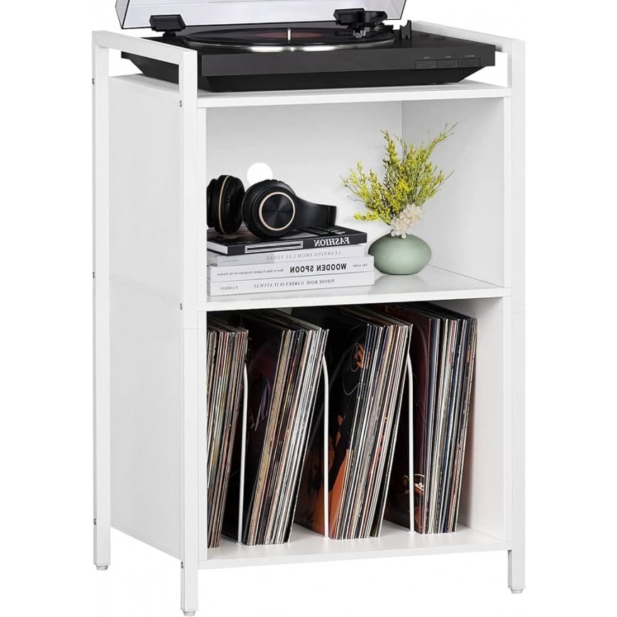 Audio Anatomy Vinyl record stand white
