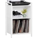 Vinyl record stand white Vinyl record stand white