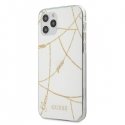Guess GUHCP12LPCUCHWH iPhone 12 Pro Max 6,7" biały|white hardca Guess GUHCP12LPCUCHWH iPhone 12 Pro Max 6,7" biały|white hardca