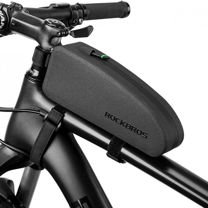 Rockbros AS-019-1 Bicycle Frame Bag Waterproof 1.6L - Black