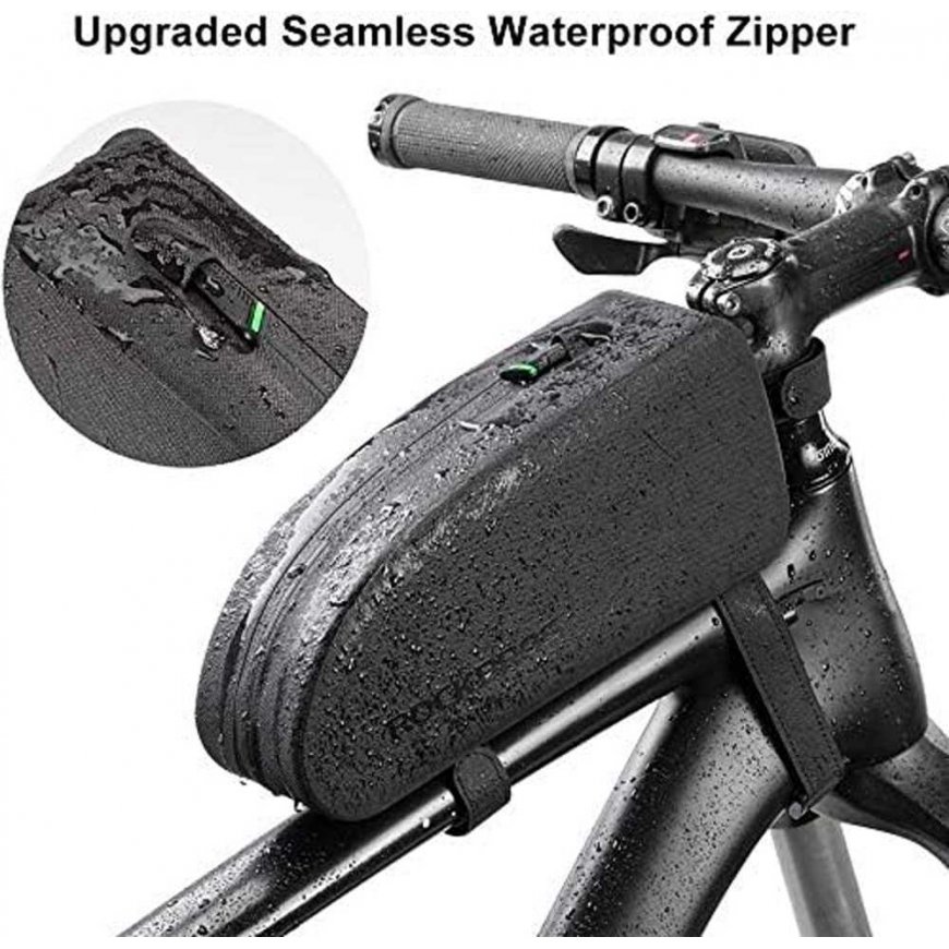 Rockbros AS-019-1 Bicycle Frame Bag Waterproof 1.6L - Black – 2