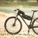 Rockbros AS-019-1 dviračio rėmo krepšys vandeniui atsparus 1,6 l - juodas Rockbros AS-019-1 dviračio rėmo krepšys vandeniui atsparus 1,6 l - juodas