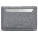 Woolnut Leather Card Holder, gray