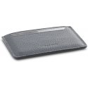 Woolnut Leather Card Holder, gray