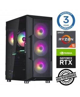 INTOP Ryzen 5 5500 16GB 1TB SSD M.2 NVME RTX3050 6GB no-OS
