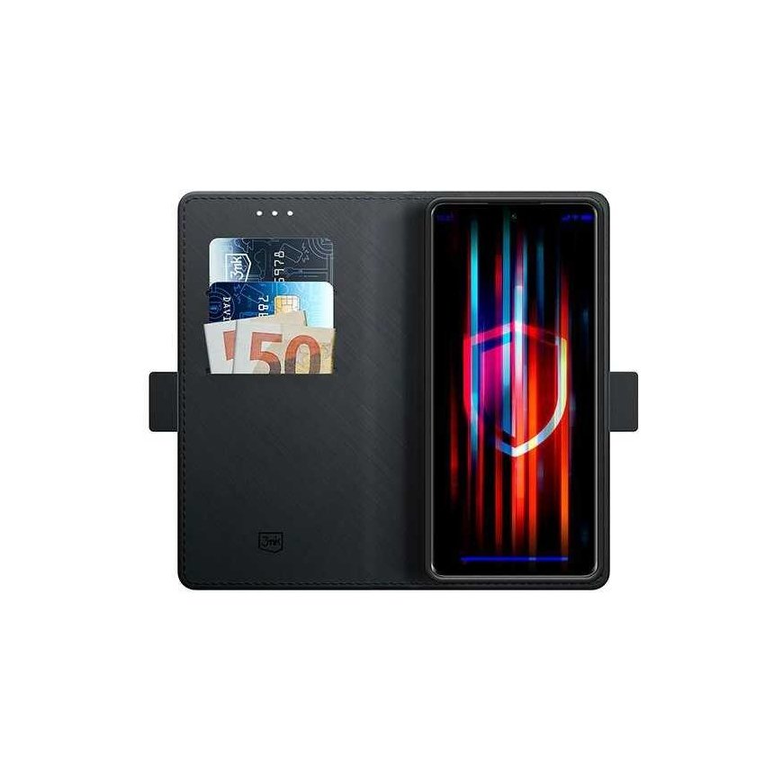 3MK Wallet Case Oppo Reno10 5G black/black – 2