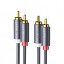 30747 AV104 2x RCA M to 2x RCA M 1m Black 30747 AV104 2x RCA M to 2x RCA M 1m Black