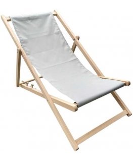 Leżak sodo drewniany Gozo Classic gray PATIO