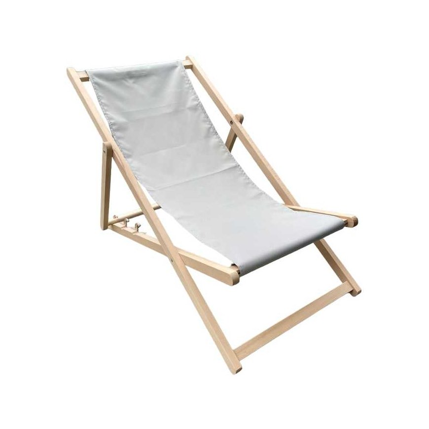 Leżak sodo drewniany Gozo Classic gray PATIO