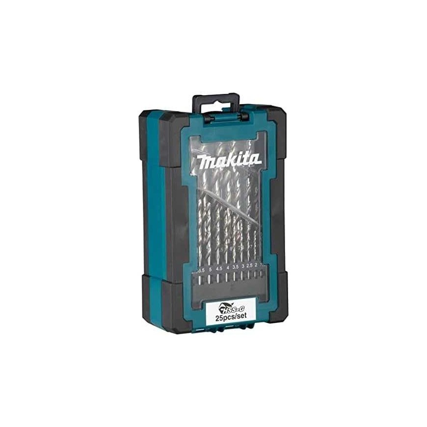 Drill Makita D-67555 Drill set 25 pcs. (1-13mm) for metal HSS-G – 2