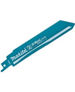 Makita B-55815 Reciprocating saw blades BIM convex tooth 152X1.1MM (14+18TPI), 5Pcs, For metal, 3-8mm, for pipe 100mm.