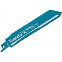 Makita B-55815 Reciprocating saw blades BIM convex tooth 152X1.1MM (14+18TPI), 5Pcs, For metal, 3-8mm, for pipe 100mm.
