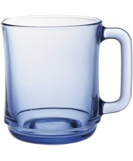 Szklanka with lid Duralex LYS MARINE 310 ml blue - set 6 pcs.
