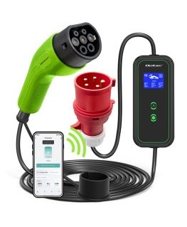 Mobile EV charger with adjustable 2in1