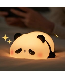 Panda lamp, rechargeable, warm white and RGB