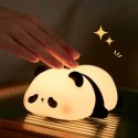 Panda lamp, rechargeable, warm white and RGB