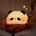 Panda lamp, rechargeable, warm white and RGB