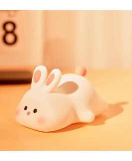 Bunny lamp, rechargeable, warm white and RGB